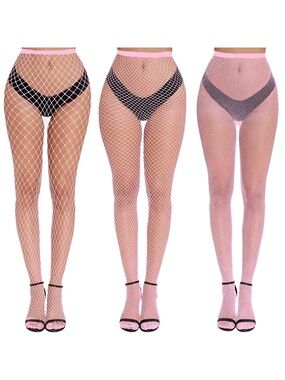 Fishnet tights 3 pack